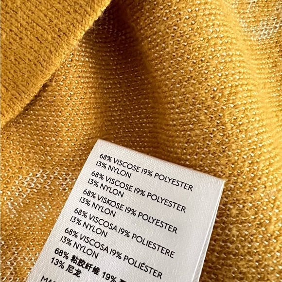 Anthropologie Maeve Seahorse Women's Yellow Women's Sweater Size Small - Picture 15 of 16